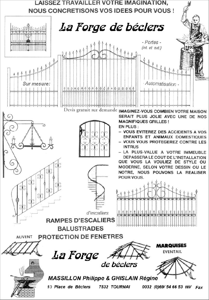 Ferronerie d'Art, Grile Fer Forger, Portail