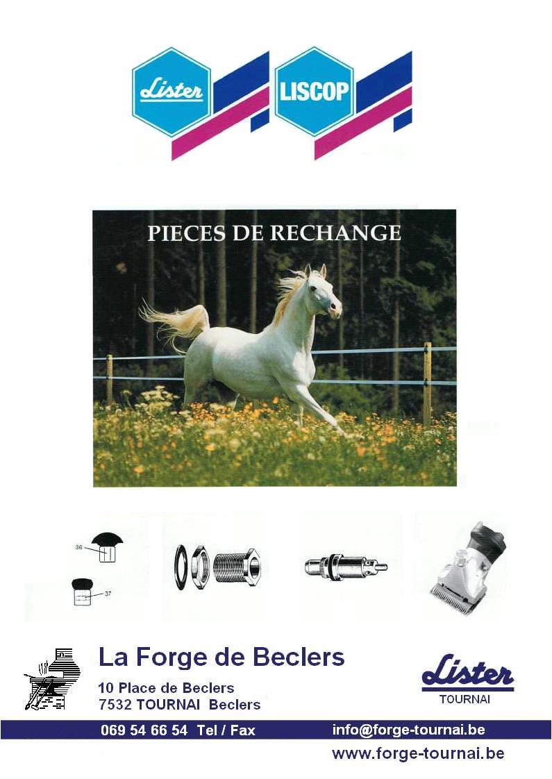 Pices de rechange LISTER LISCOP